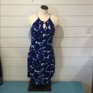 Ivanka Trump blue and purple floral dress